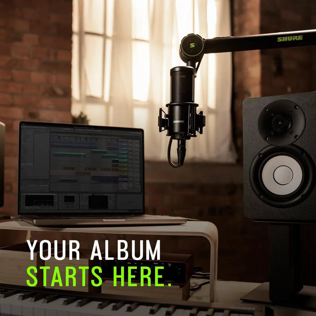 Shure SM4 XLR Studio Condenser Microphone Kit for Recording