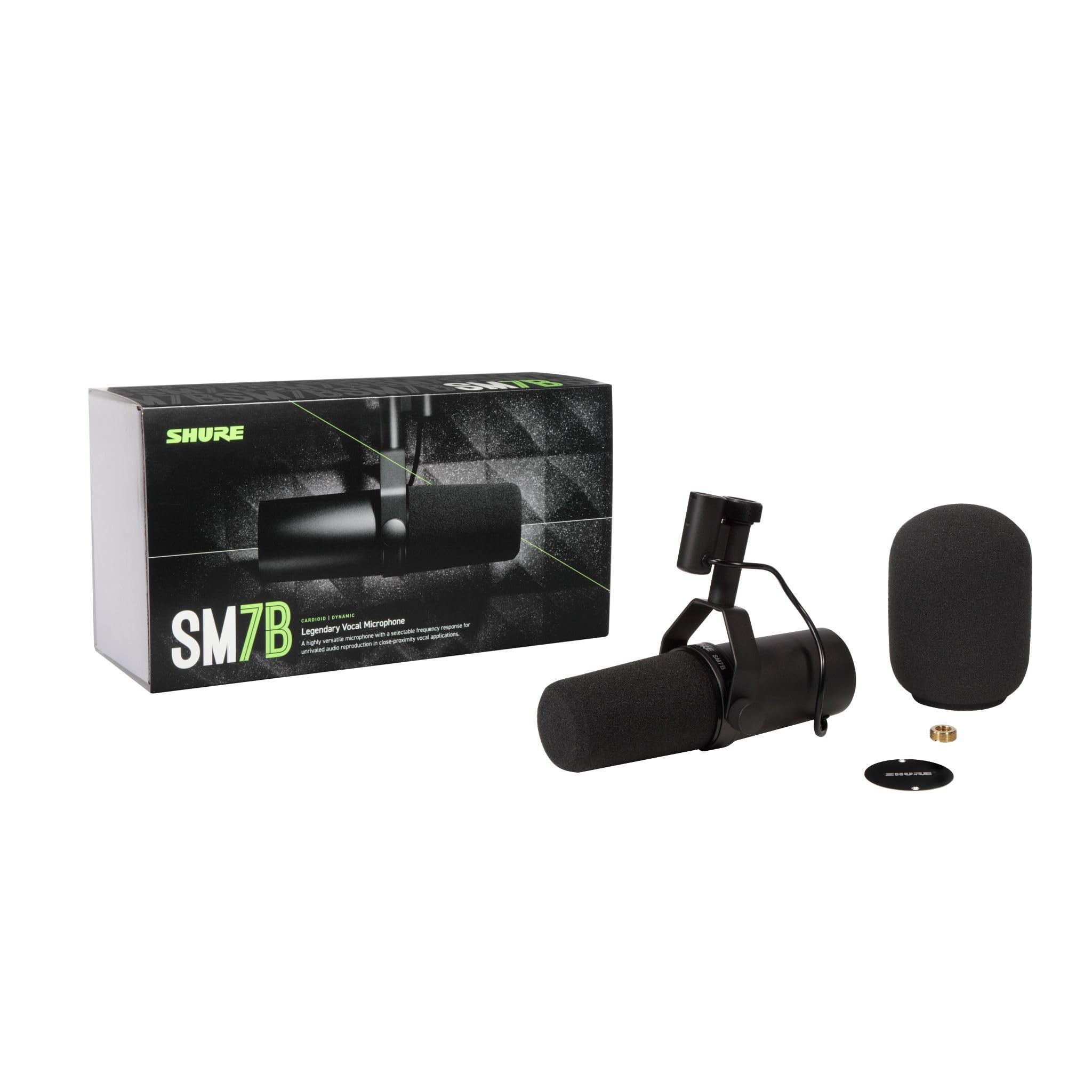 Shure SM7B Dynamic Vocal Microphone for Podcasting & Streaming