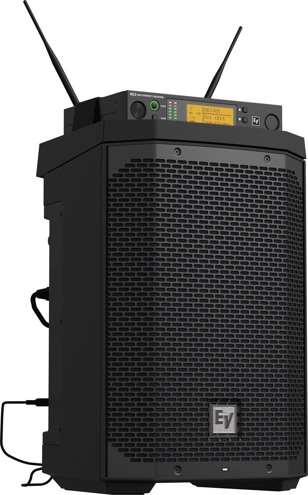 Electro-Voice Everse 8 8 Battery Powered Blue Tooth Weatherized Pa Speaker (Black)
