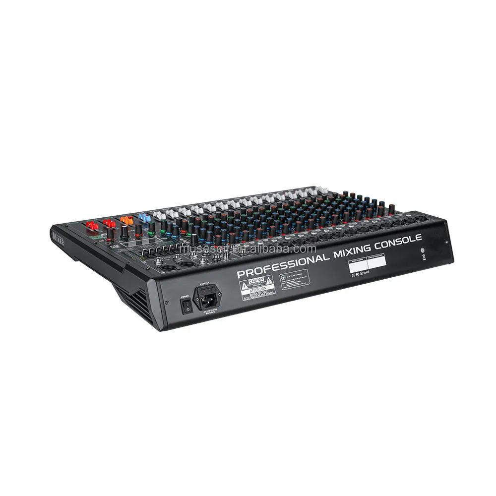 16 Channel Professional Audio Music Mixer With Digital Effect Processor Blueteeth Connection Karaoke DJ Mixer Audio