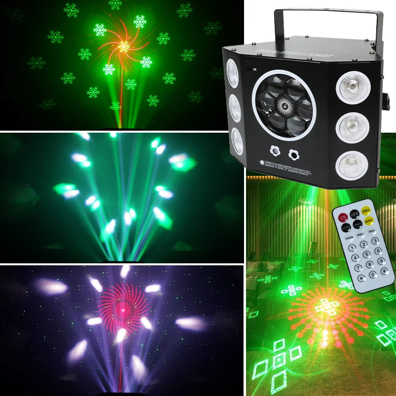 100W UV DJ Lights Bee Eye Strobe Stage Disco Light Beam Pattern DMX Control Wedding Bar Karaoke Church Show Party Lighting