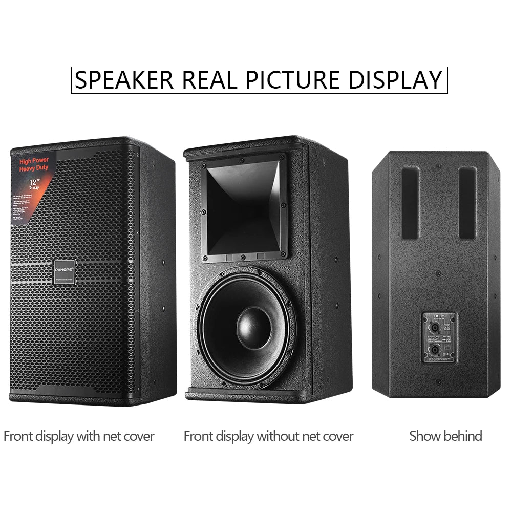 12 "Professional audio speakers 400w karaoke speakers for conference presentation stage performances