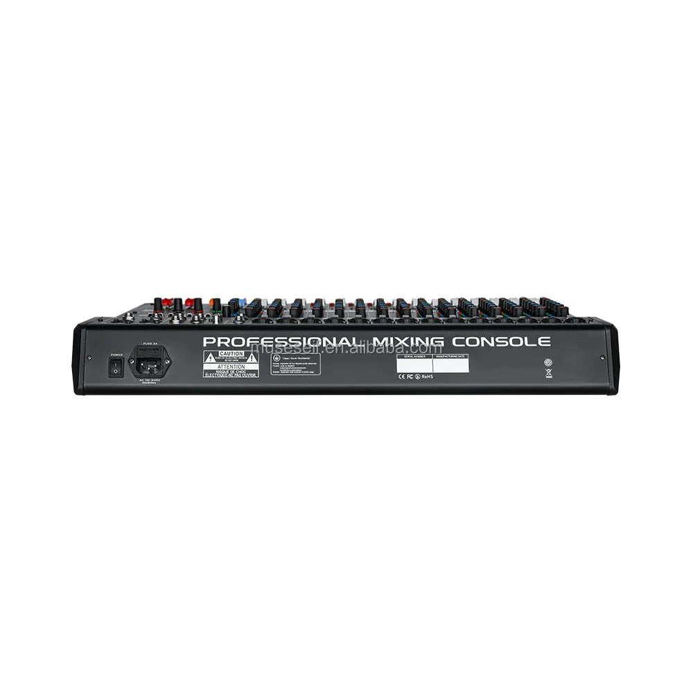 16 Channel Professional Audio Music Mixer With Digital Effect Processor Blueteeth Connection Karaoke DJ Mixer Audio