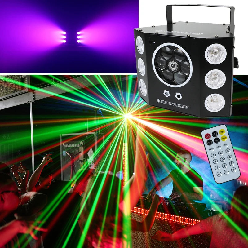 100W UV DJ Lights Bee Eye Strobe Stage Disco Light Beam Pattern DMX Control Wedding Bar Karaoke Church Show Party Lighting