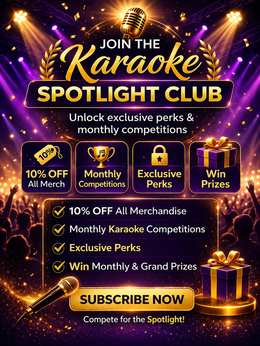 Karaoke Spotlight Club Membership