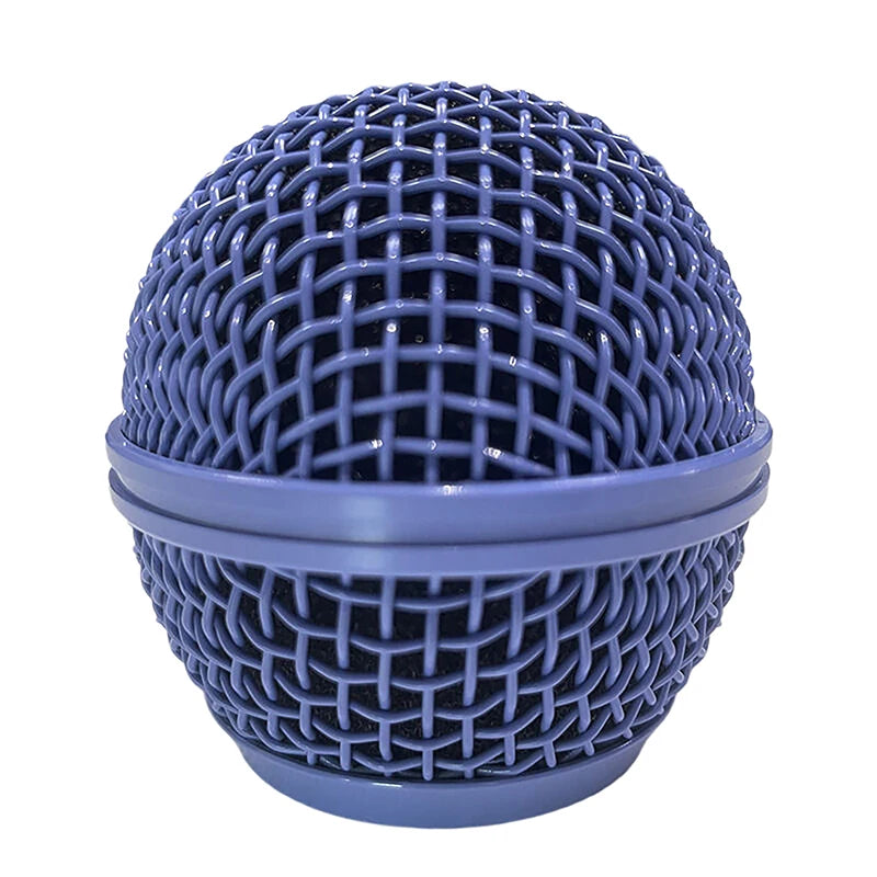 Steel Mesh Windscreen Replacement with Internal Foam Filter. Fits Shure models and Most Dynamic Microphones!