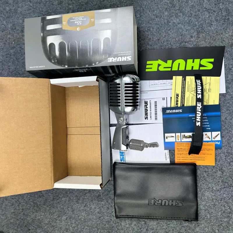 Shure 55SH Vintage, Iconic Vocal - Dynamic Cardioid Microphone