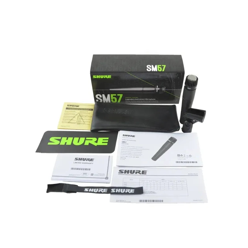 Shure SM57 Classic Instrument / Vocal - Dynamic Cardioid Microphone
