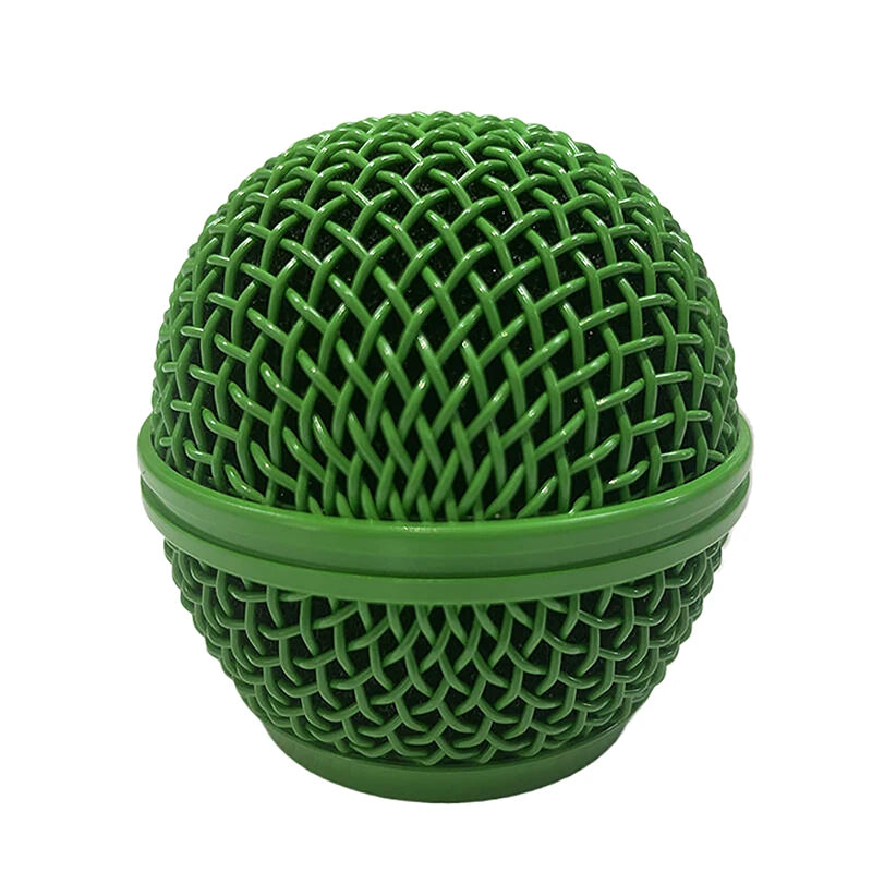 Steel Mesh Windscreen Replacement with Internal Foam Filter. Fits Shure models and Most Dynamic Microphones!