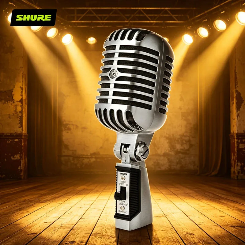 Shure 55SH Vintage, Iconic Vocal - Dynamic Cardioid Microphone