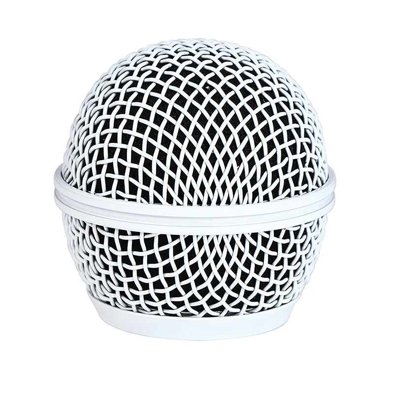 Steel Mesh Windscreen Replacement with Internal Foam Filter. Fits Shure models and Most Dynamic Microphones!