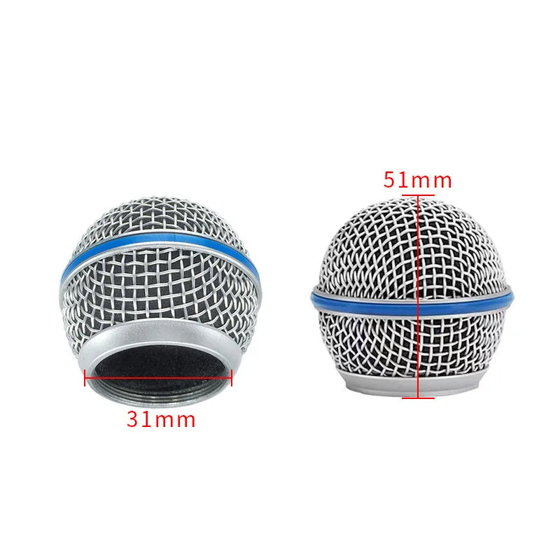 Microphone Mesh Cover for Shure SM58 PG58 BETA58A BETA87A Accessories